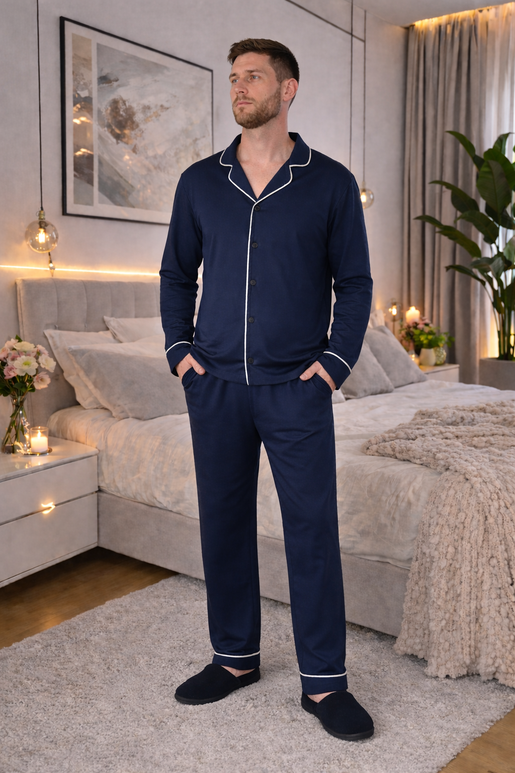 Чоловіча піжама COSY Unity Midnight Navy